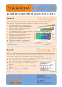 The Vampir performance analysis tool is available in three editions to meet the needs of different business
sizes and application development goals. The editions provide different features sets to support
application performance optimization in workstation-type scenarios as well as in extreme scale scenarios.