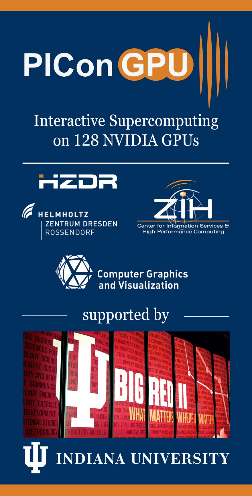 Flyer for Interactive Supercomputing on 128 NVIDEA GPUs