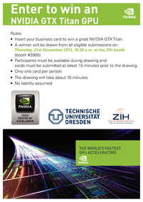 Win a NVIDIA GTX Titan GPU